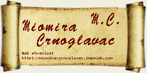 Miomira Crnoglavac vizit kartica